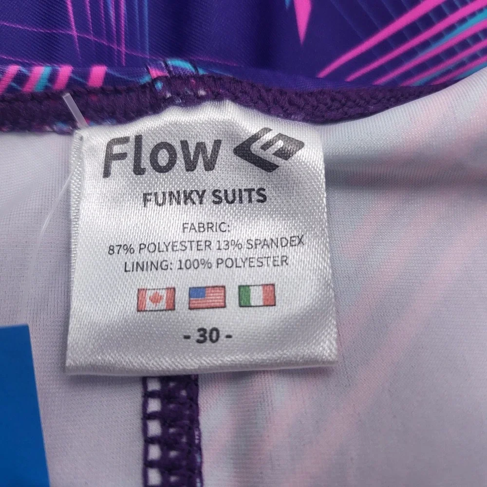 Flow Funky Suits Competitive Swimsuit Youth Size 20‎ New